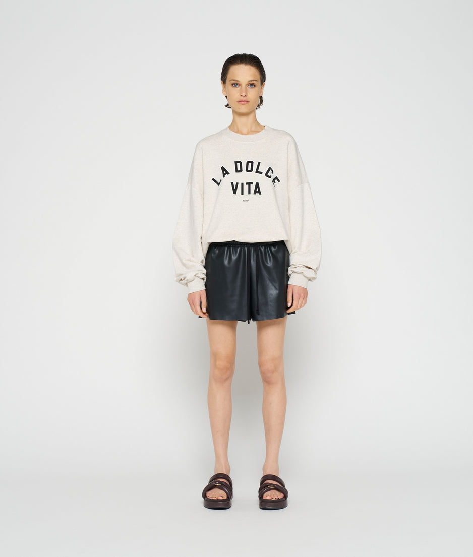 sweater la dolce vita | soft white melee