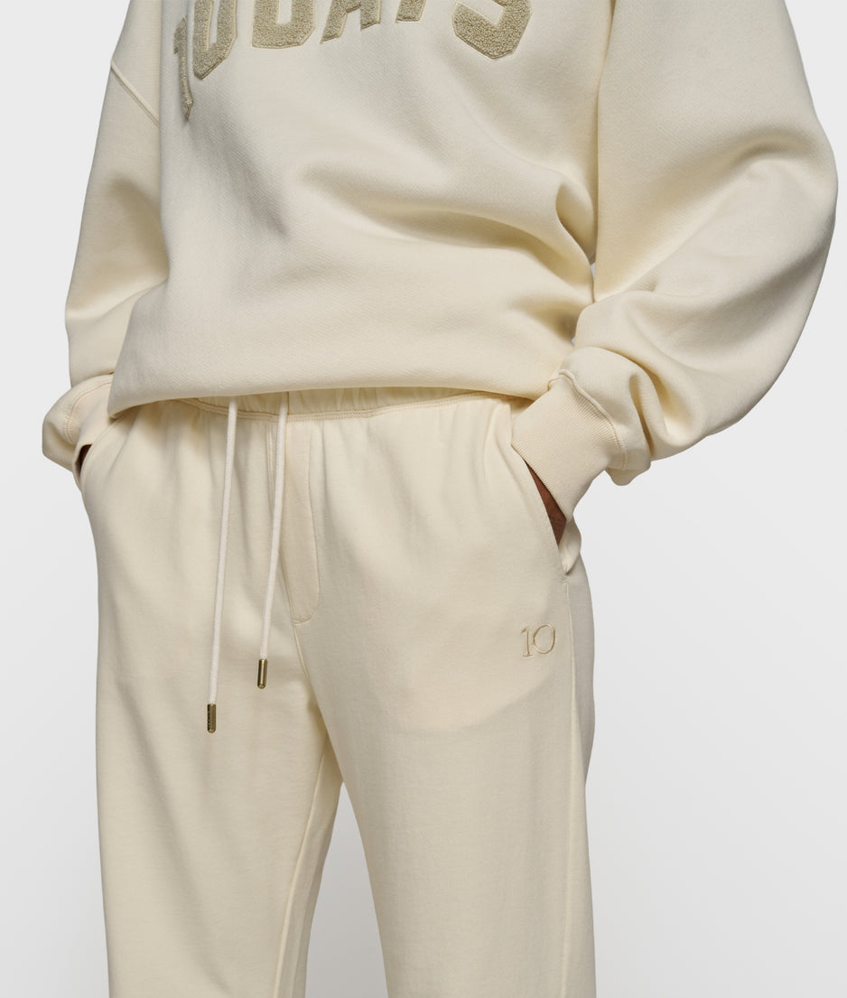 straight jogger | soft vanilla