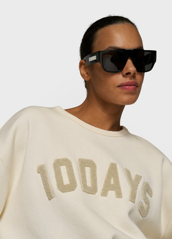 statement sweater | soft vanilla