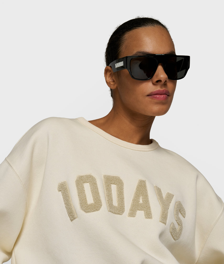 statement sweater | soft vanilla