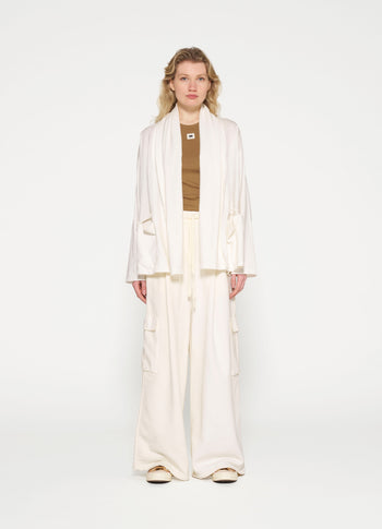 wellness jacket | ecru