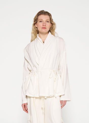 wellness jacket | ecru