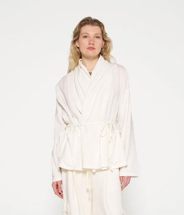 wellness jacket | ecru