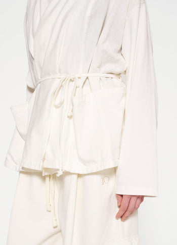 wellness jacket | ecru