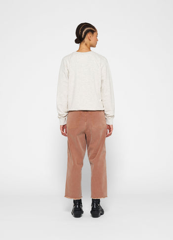 icon sweater | soft white melee