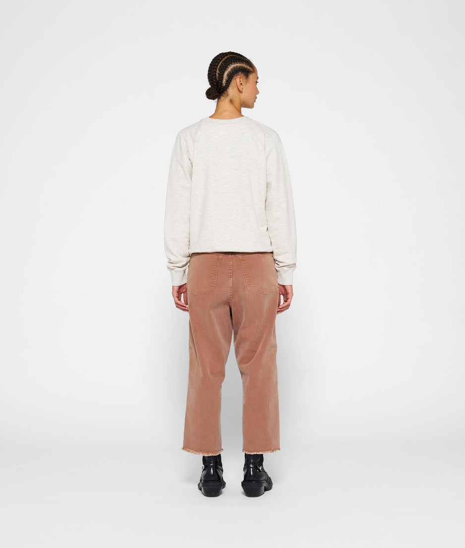 icon sweater | soft white melee