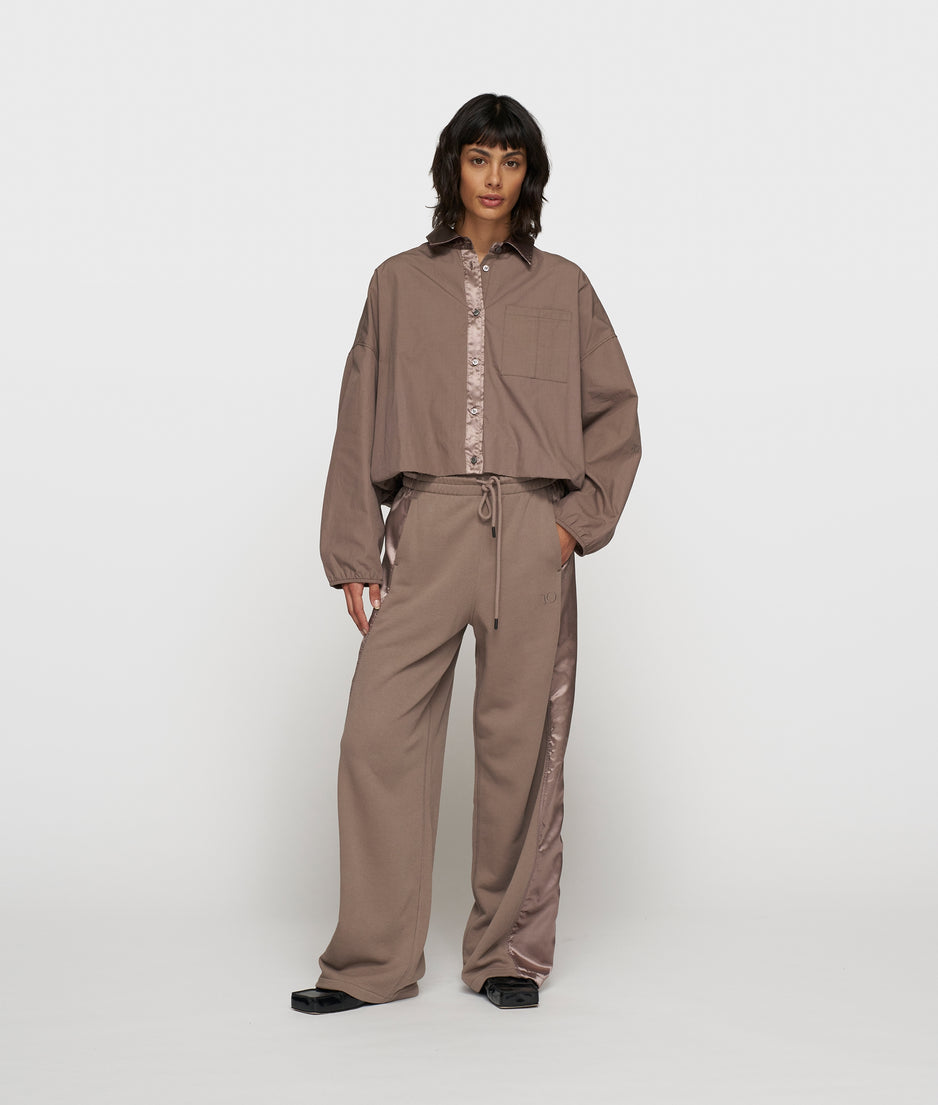 cropped smoking blouse | moonrock