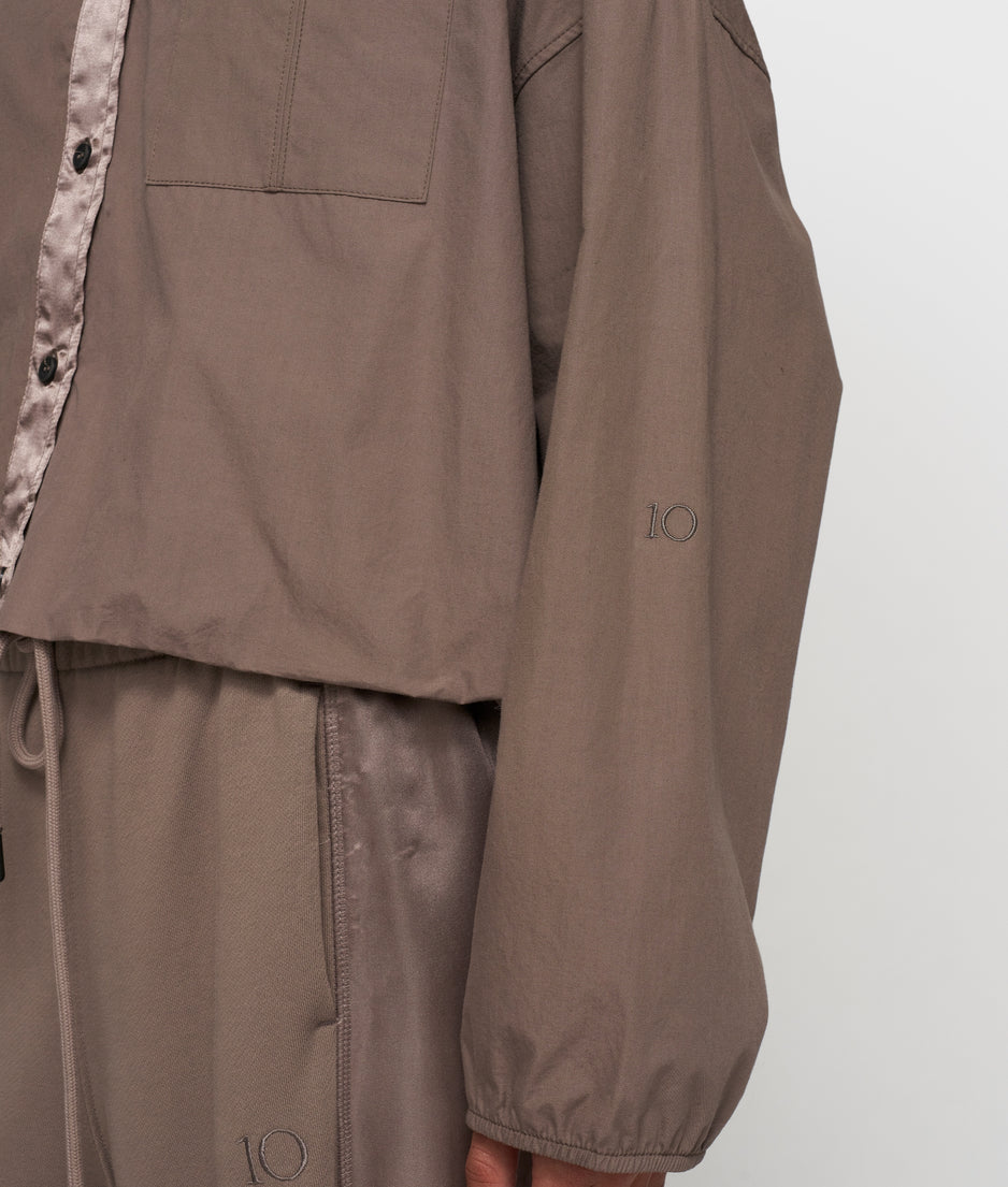 cropped smoking blouse | moonrock