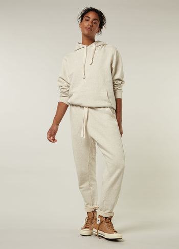 THE STATEMENT JOGGER | soft white melee