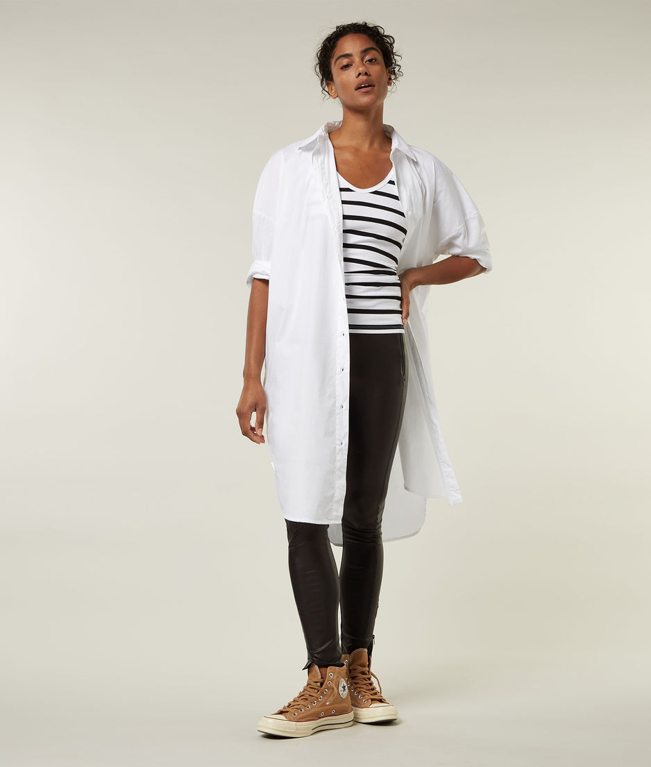 THE POPLIN SHIRT | white