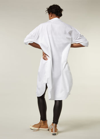 THE POPLIN SHIRT | white