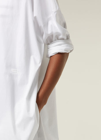 THE POPLIN SHIRT | white