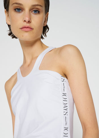 sporty wrapper | white