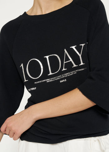 beach sweater 10DAYS | black