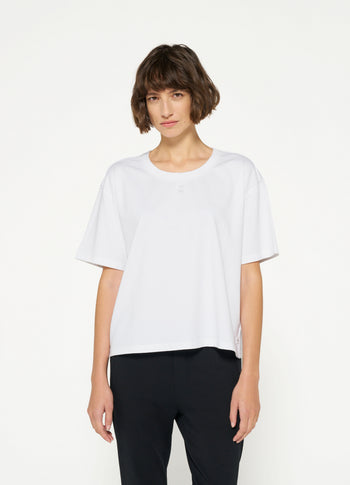 THE THICK COTTON TEE | white