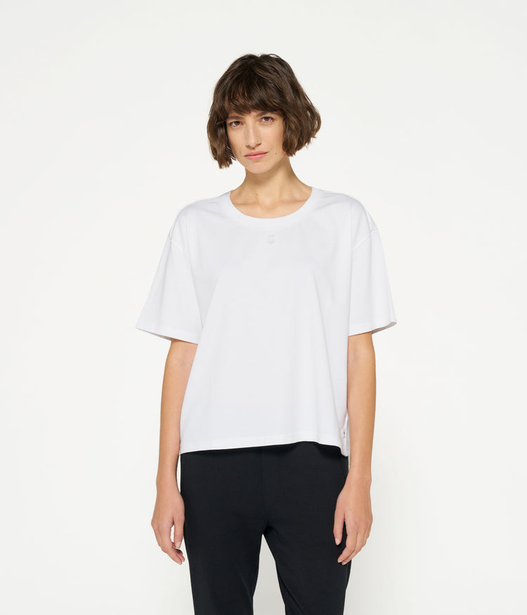 THE THICK COTTON TEE | white