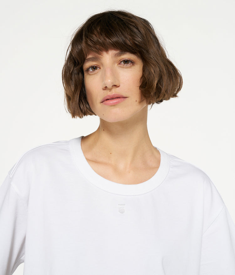 THE THICK COTTON TEE | white