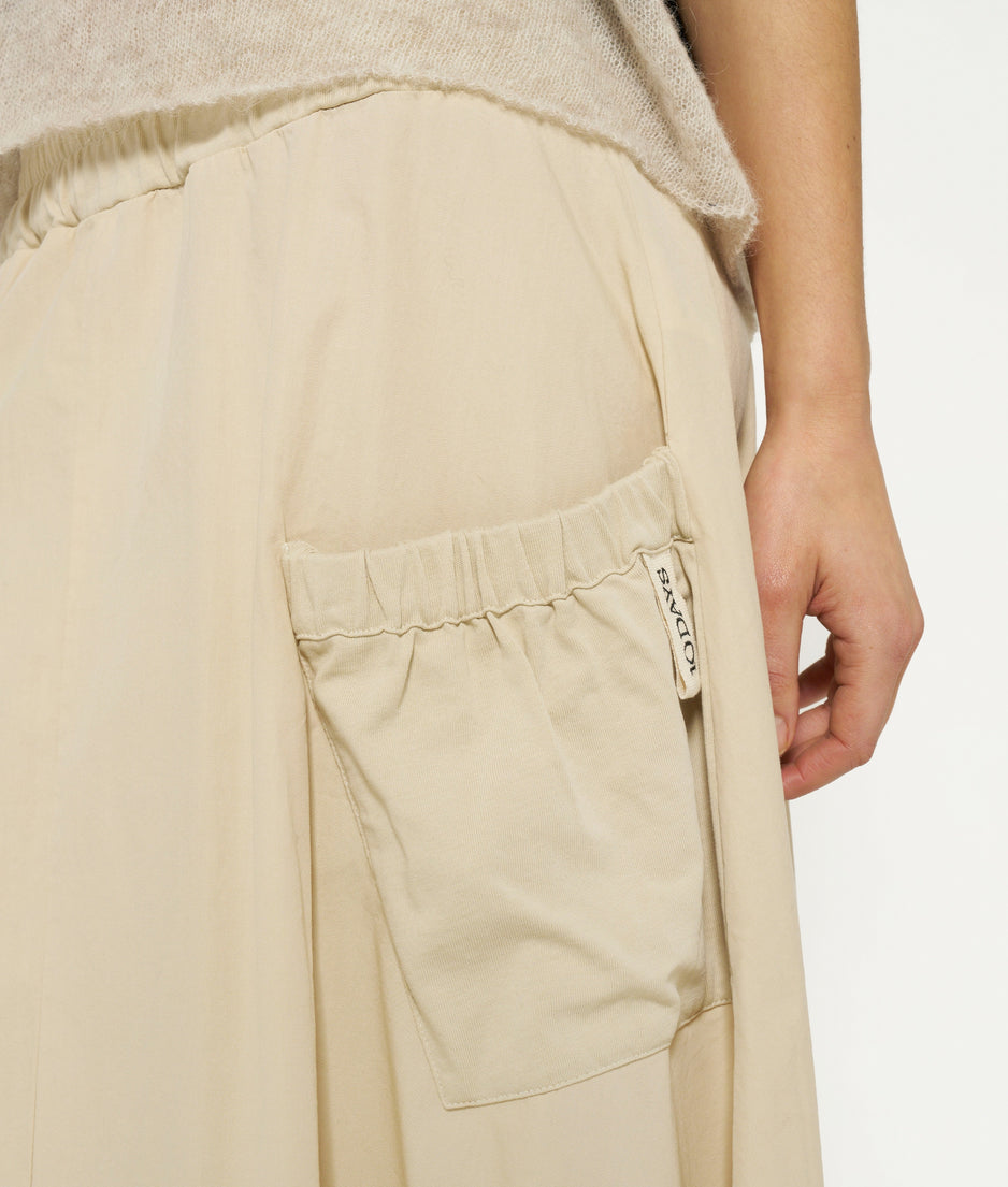 A-line maxi skirt | safari