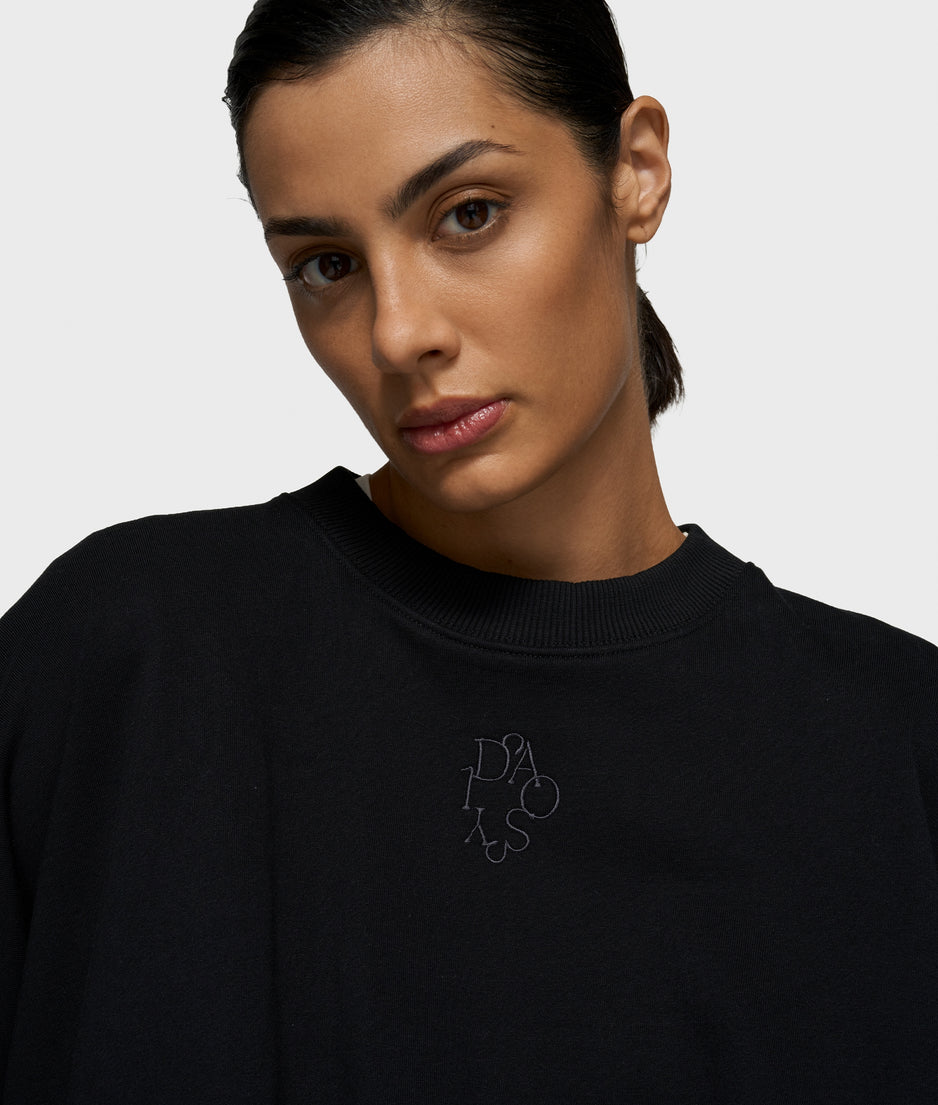 sweater pleat | black