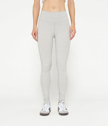 soft stretch leggings | light grey melee