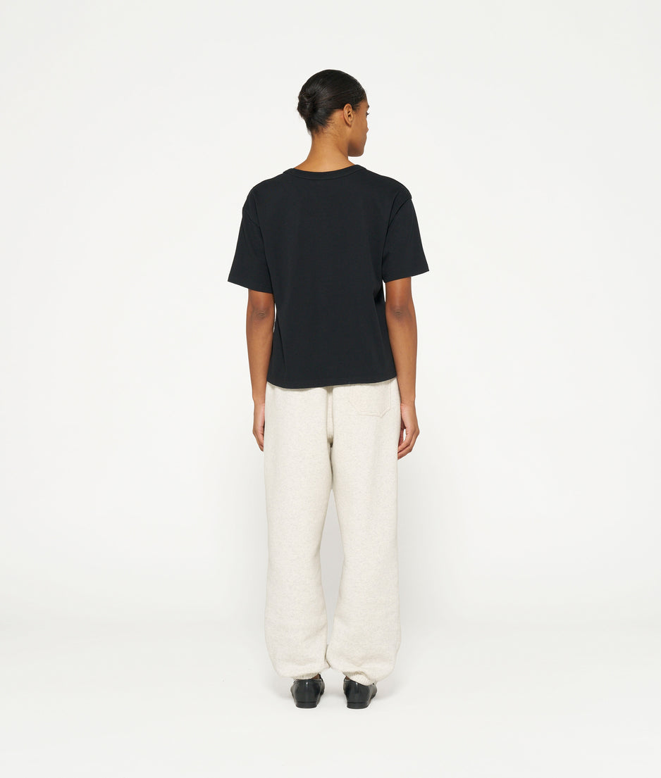 THE THICK COTTON TEE | black