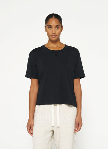 THE THICK COTTON TEE | black