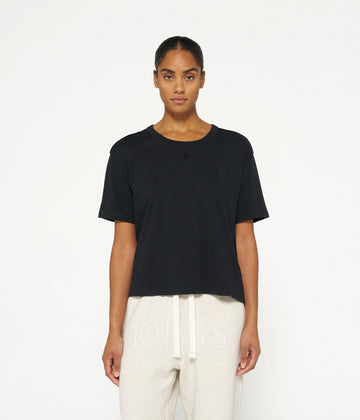 THE THICK COTTON TEE | black