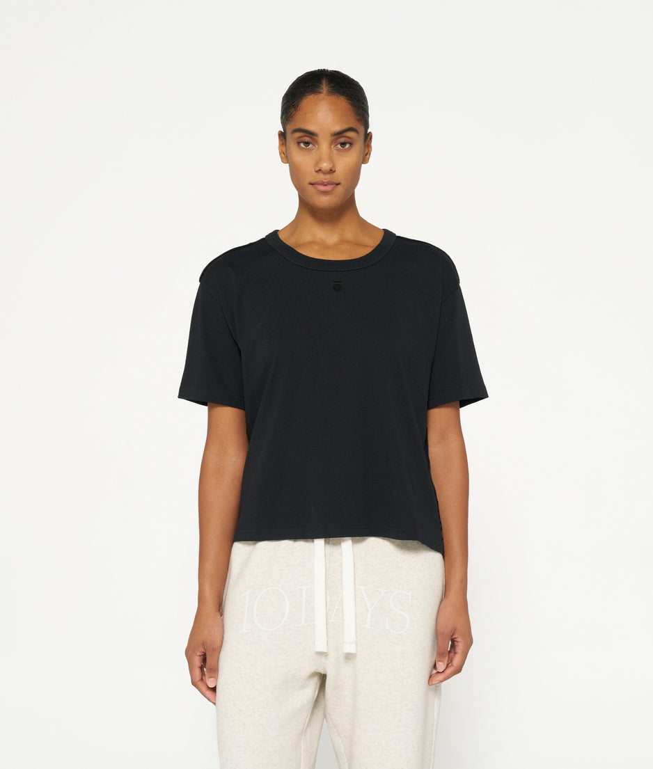 THE THICK COTTON TEE | black