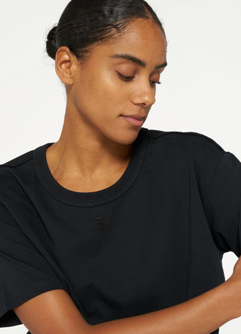 THE THICK COTTON TEE | black