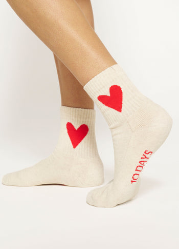 short socks 3-pack | poppy red