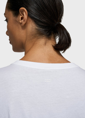 short sleeve tee curly 10 | white