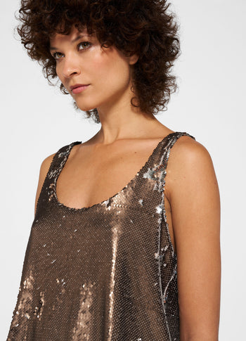 top sequins | warm taupe