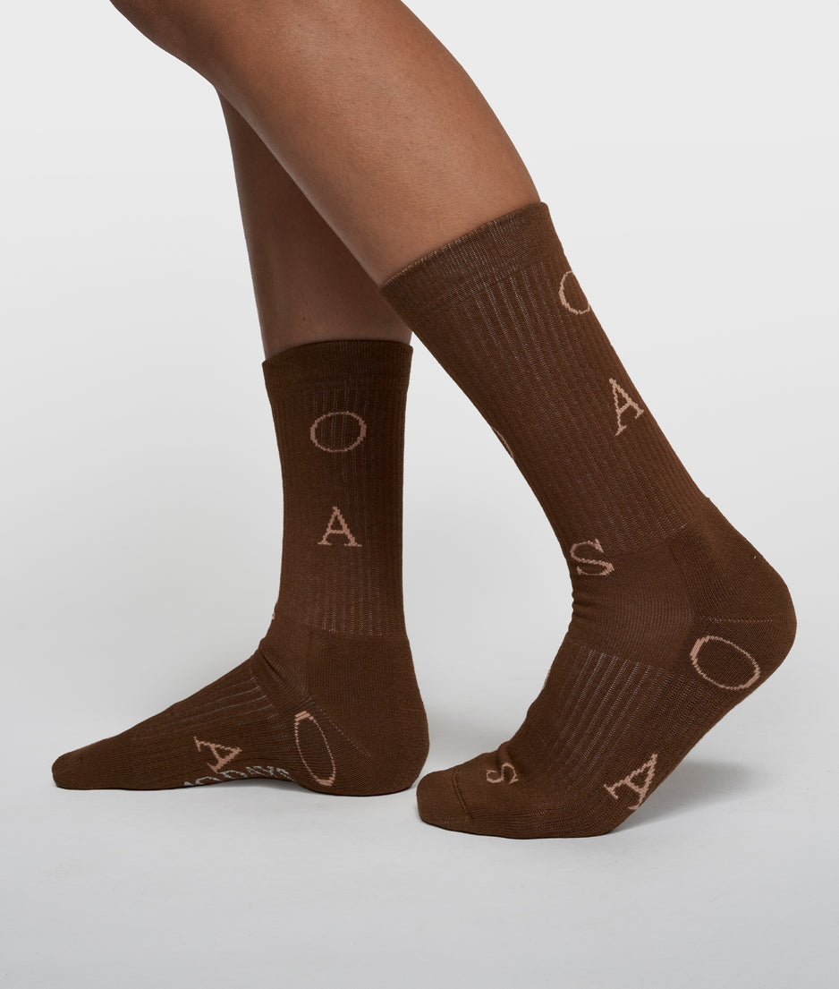 3-pack socks | dark truffle