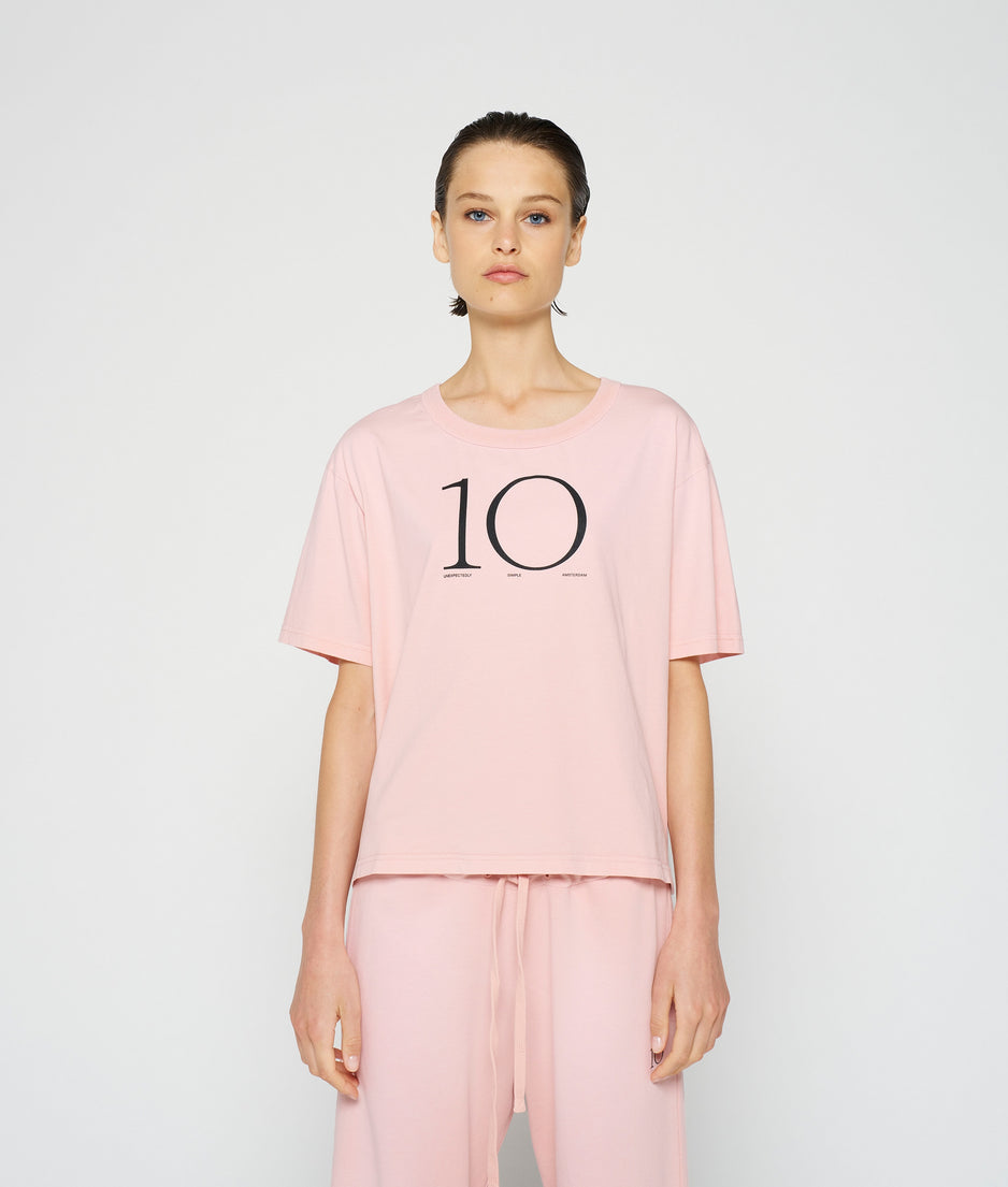 jersey tee 10 | dusty peach