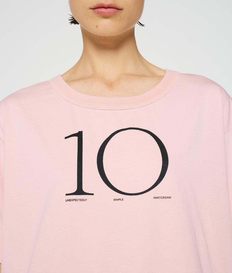 jersey tee 10 | dusty peach