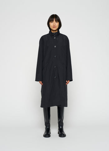 nylon coat 10 | black