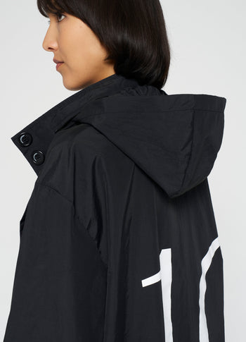nylon coat 10 | black
