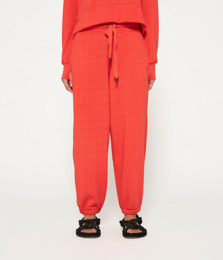 favourite jogger | poppy red