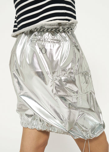 proud skirt foil | silver