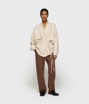 mid jogger straight | truffle
