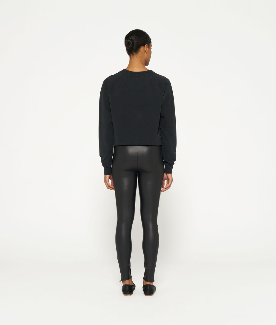 THE ZIPPER LEGGINGS | black