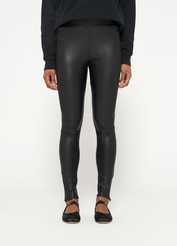 THE ZIPPER LEGGINGS | black