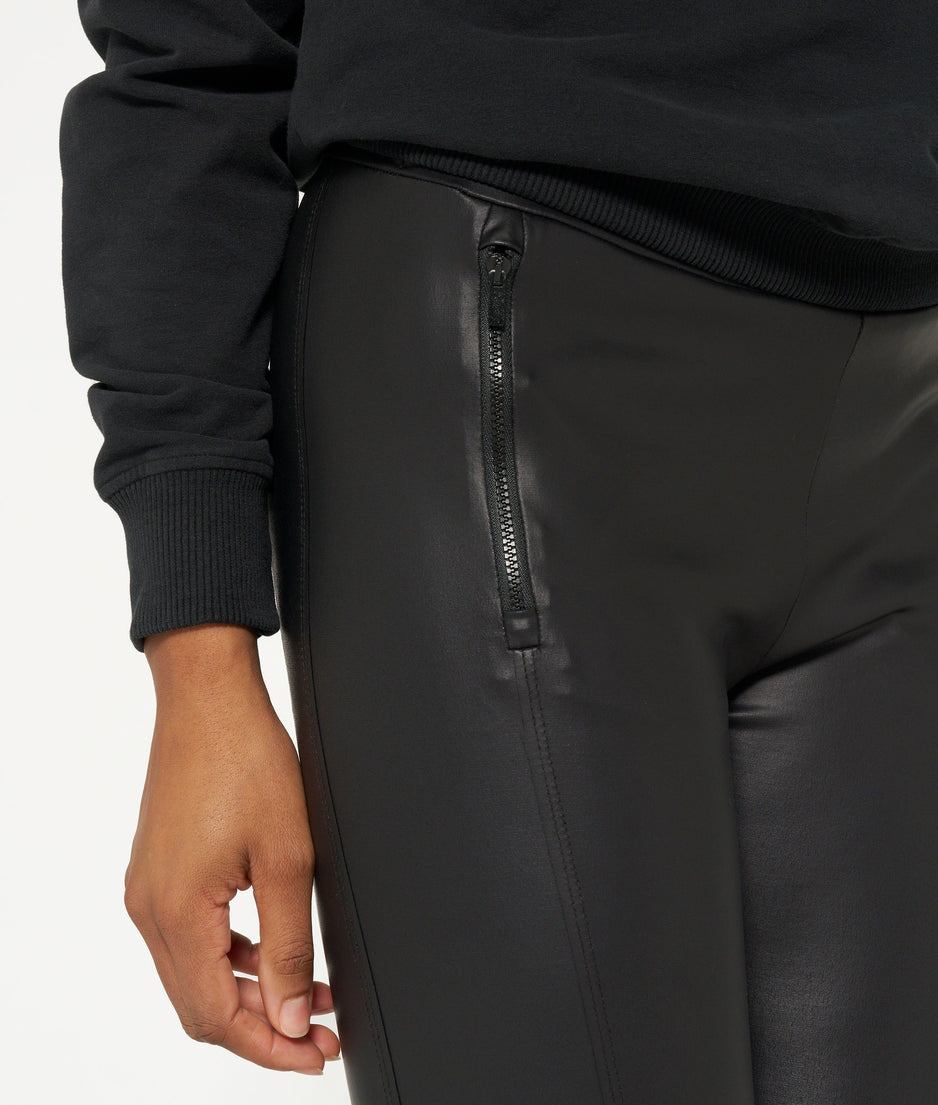 THE ZIPPER LEGGINGS | black