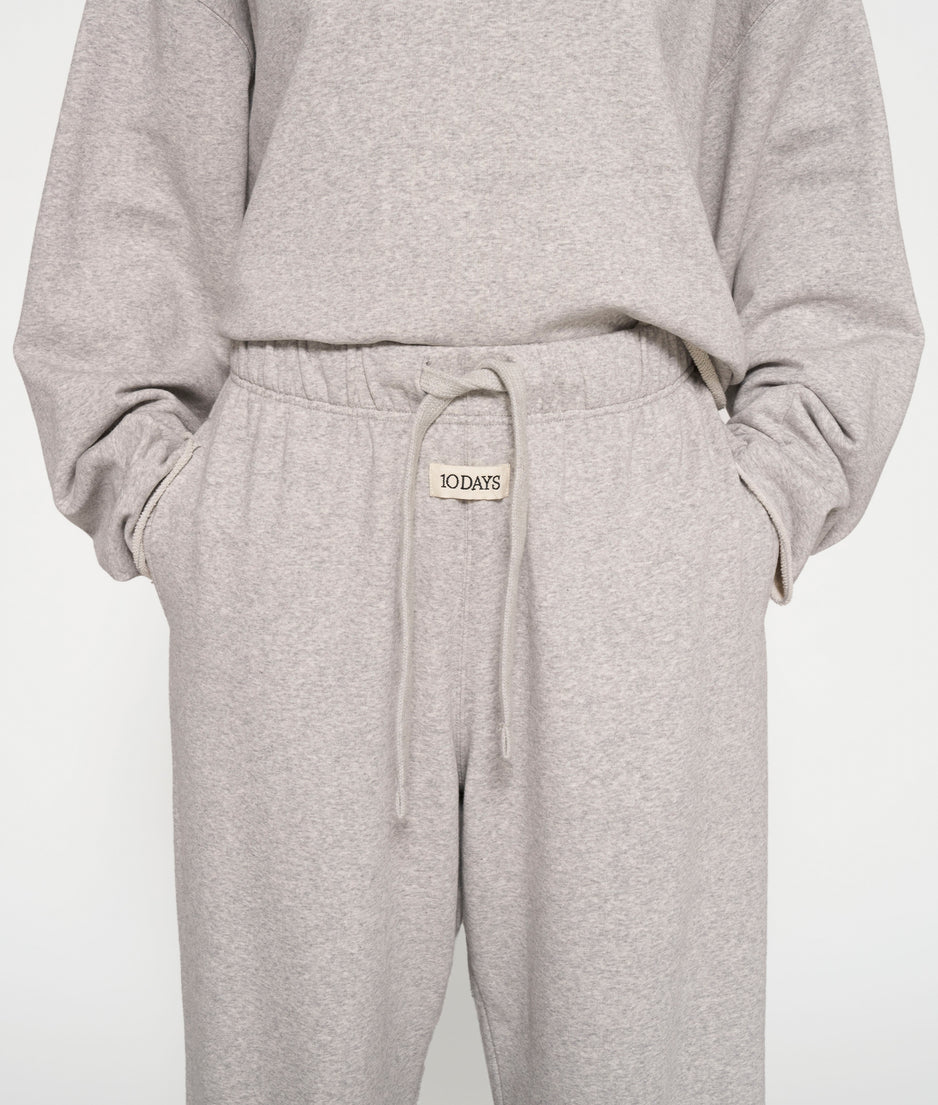 Bar jogger fleece | light grey melee