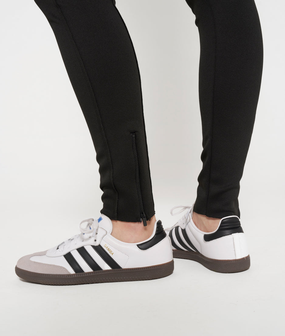 easy fitted pants scuba | black