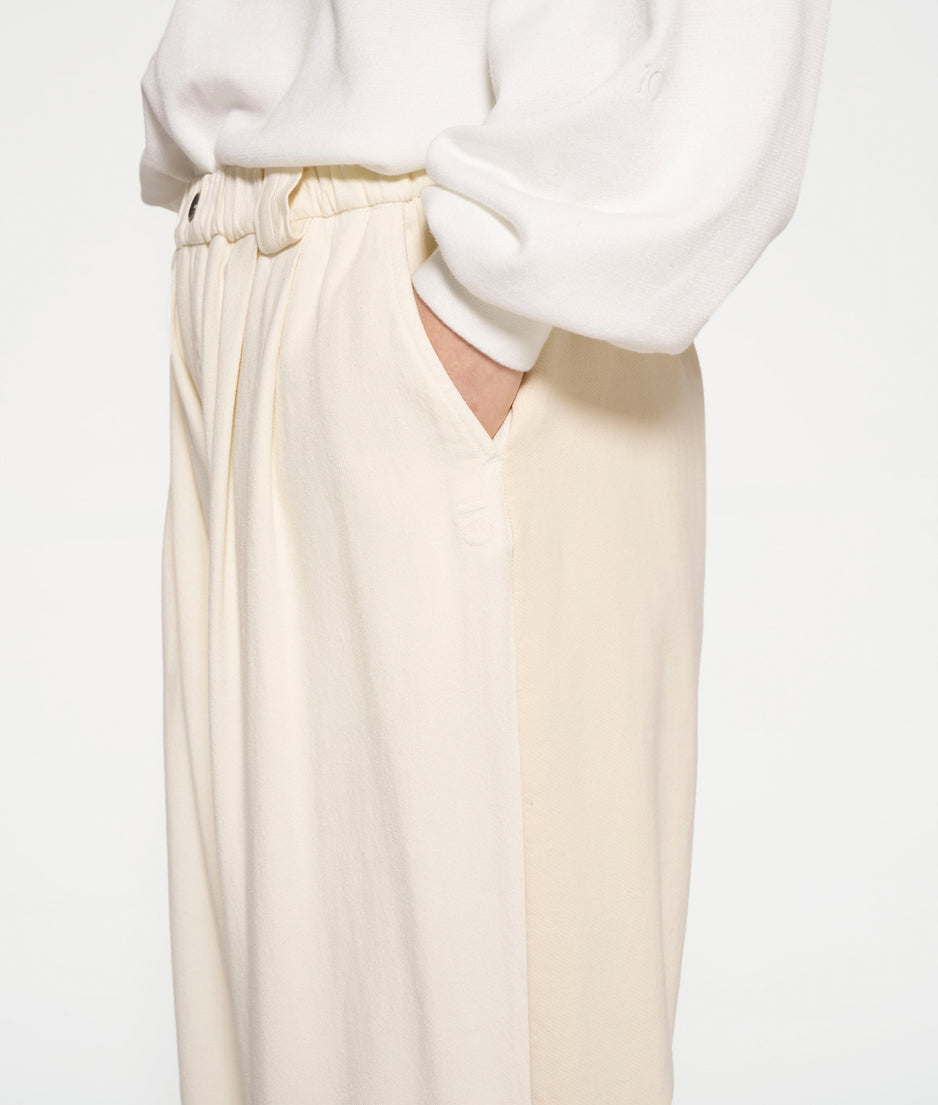 wide pants | light natural