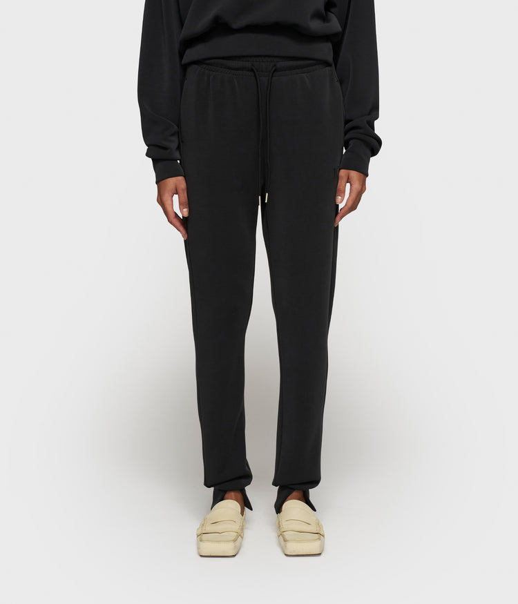 soft scuba cuff jogger | black