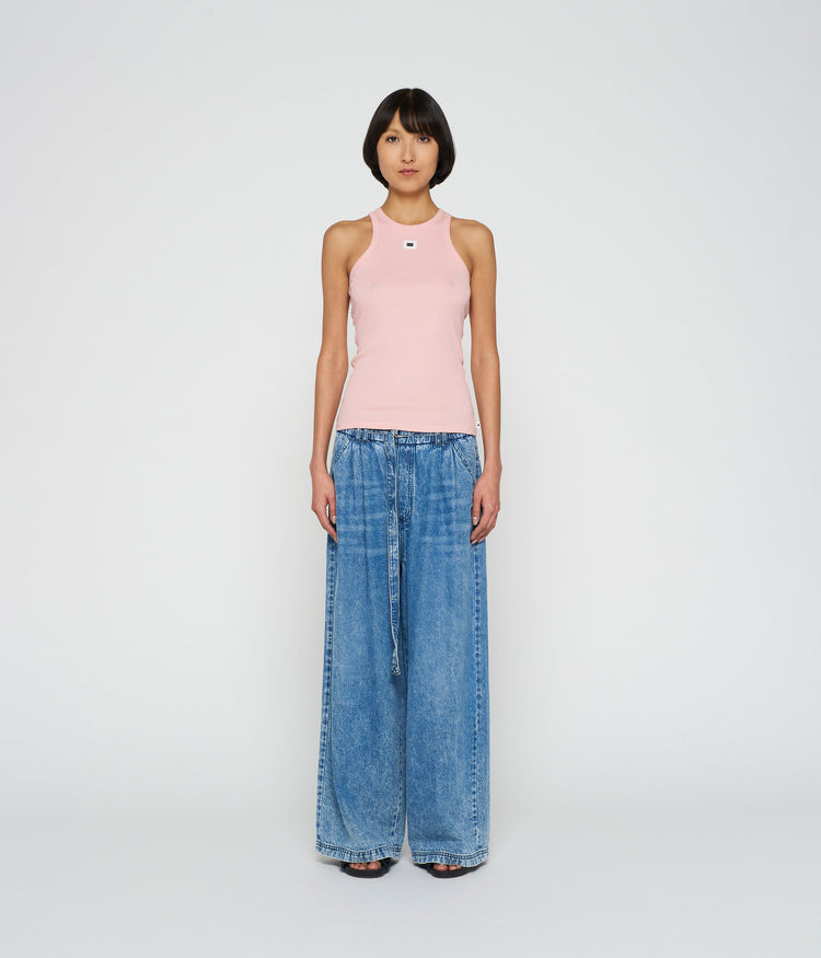 tank top rib | dusty peach