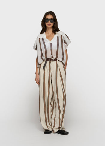 Bar piece stripes | soft white melee