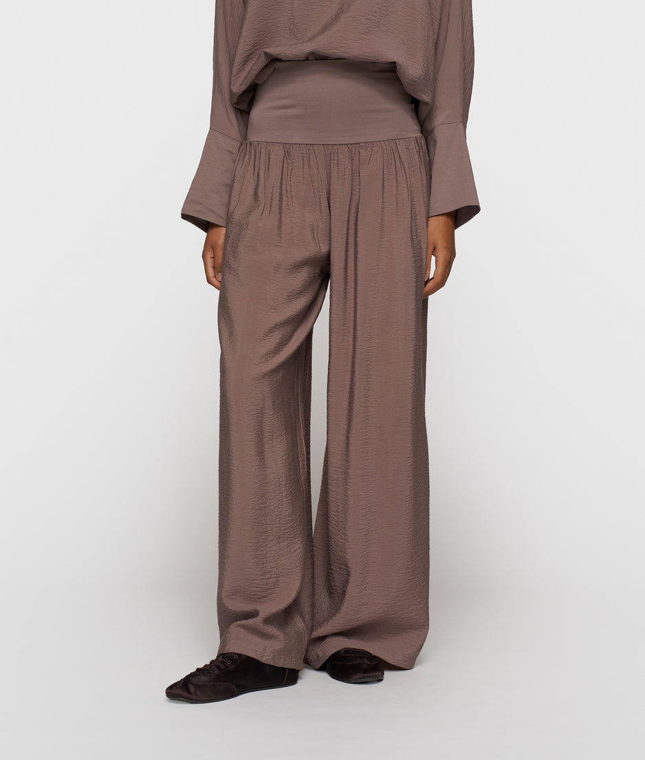 flowy wide leg pants | moonrock